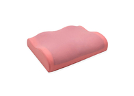 Розовая подушка массажа пены памяти Eco содружественная с крышкой ткани заплывания