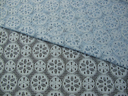 Материал платья конструкции снежинки ткани шнурка нейлона хлопка королевской сини