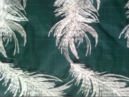 Картина organza белого пера вышила ткани шнурка хлопка для одеяния