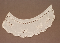 Слоновой кости Питер Пэн ручной белая 100 хлопка крючком кружево воротник для блузка