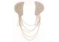 Длинные цепи ювелирные изделия, окаймляющих плечо дизайн ремесло ожерелья (NL-298)