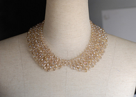 Индивидуальные Перл шею воротник цепи, ювелирные изделия из бисера ожерелья ручной работы (JNL0027)