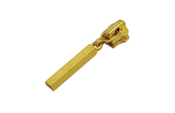 Слайдер застежки -молнии желтого латунного металла 3# реверзибельный с Автоматическ-замком 36.5mm