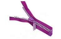 Пурпуровый диамант страза Zippers кристаллические слайдер и зубы для куртки