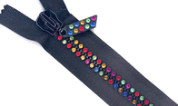 Диамант Bandbag 5# пластичный Zippers автоматический замок с зубами страза цвета
