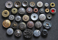 Выполненный на заказ металл Washable щелчковые кнопки для формы одежды круглой