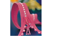 Розовые 5# определяют разделенную застежку -молнию диаманта с близким концом для бюстгальтера, платья, одежды