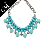 Голубая шикарная &amp; уникально конструкция способа отбортовала handcrafted ожерелья для женщин (JNL0136)
