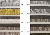 Цветные декоративные нейлон чисто проводной тканая эластичное кружево ленты юбка группа