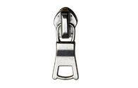 Промышленный слайдер застежки -молнии автоматического замка металла с выбивает логос для одеяния