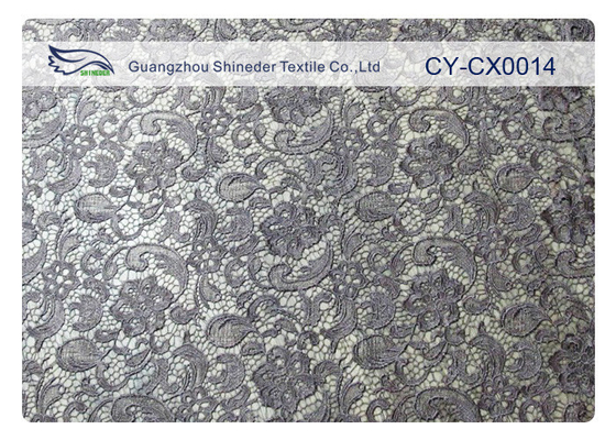 Высокой вышитая цепкостью ткань шнурка для одежды уравновешивая CY-CX0014