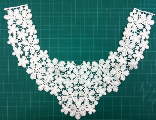 Мотив одежды ворота хлопка на одежды 35cm x 25cm, отделяемый ворот шнурка