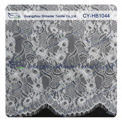 Большое Bridal уравновешивание шнурка Chantilly ресницы/Scalloped ткань шнурка