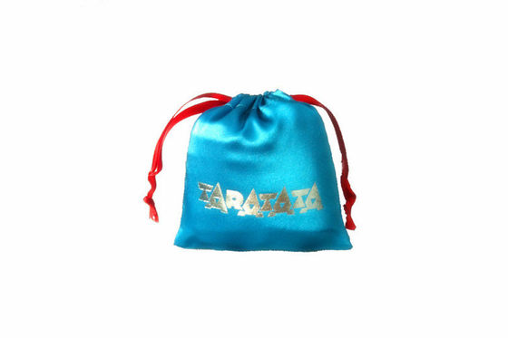 Голубая упаковка подарка мешка Drawstring ювелирных изделий, влага 13*16cm доказательства