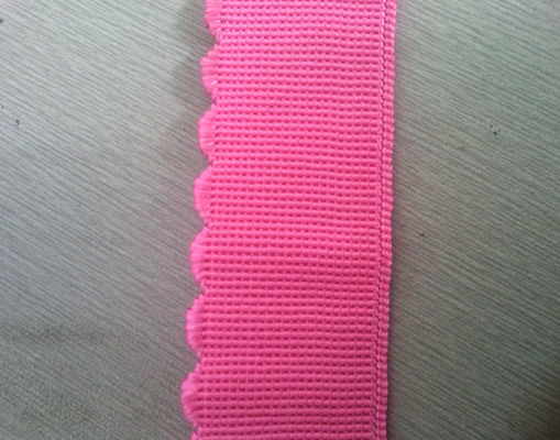рюкзаки 2.5cm Pink эластичный Webbing, одна сторона в картине scallop