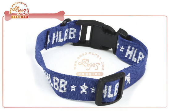 Подгонянный Webbing нейлона жаккарда для персонализированных воротов собаки